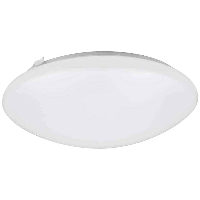 Deft 16&quot; Wide Round White LED Ceiling Light