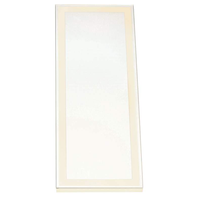 Image 3 Degare White 18" x 6 3/4" LED Backlit Wall Mirror more views
