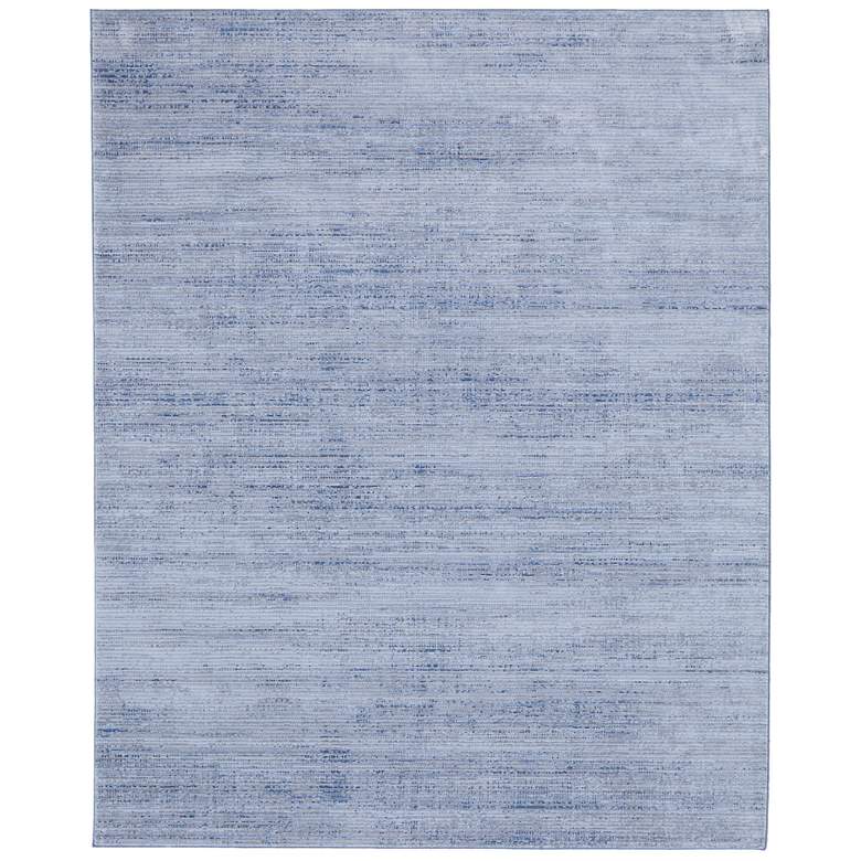 Image 1 Deja Modern Solid Soft Indoor Blue Area Rug 39PJF
