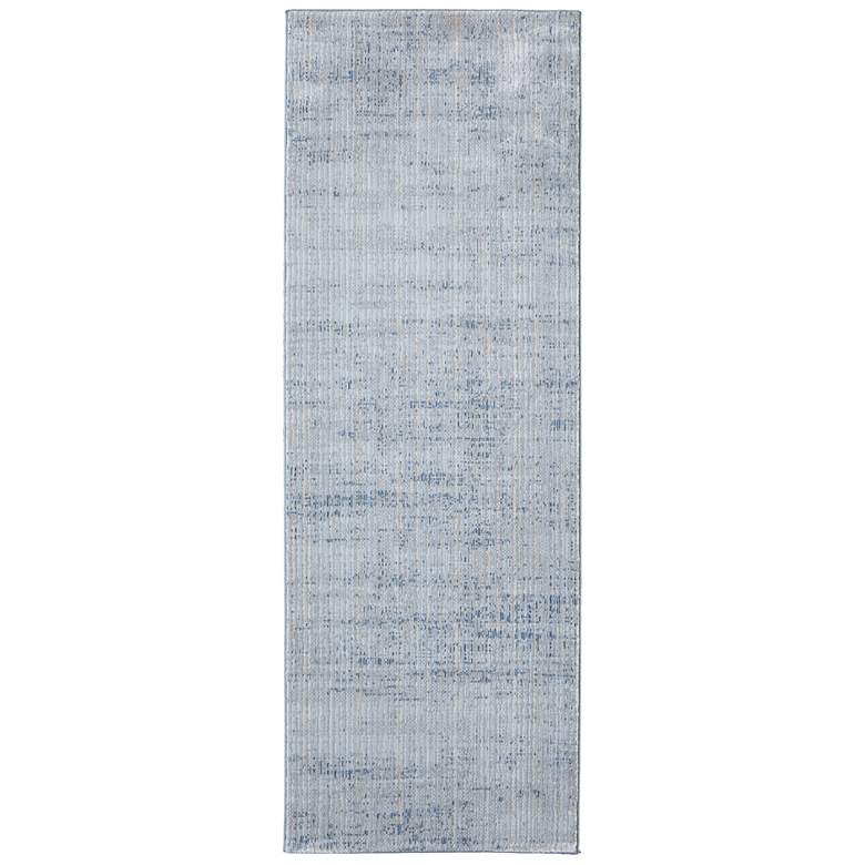 Image 1 Deja Modern Solid Soft Indoor Blue Area Rug 39PJF