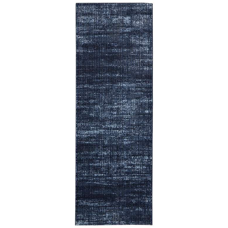 Image 1 Deja Modern Solid Soft Indoor Blue Area Rug 39PJF