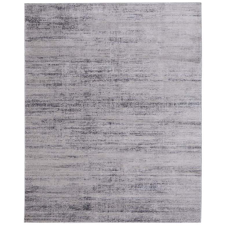 Image 1 Deja Modern Solid Soft Indoor Gray Area Rug 39PJF