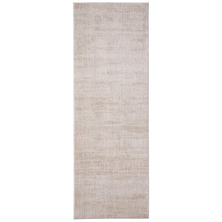 Image 1 Deja Modern Solid Soft Indoor Ivory Area Rug 39PJF