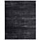 Deja Solid Indoor Black Area Rug 39PJF 7'-10" x 10'-3"