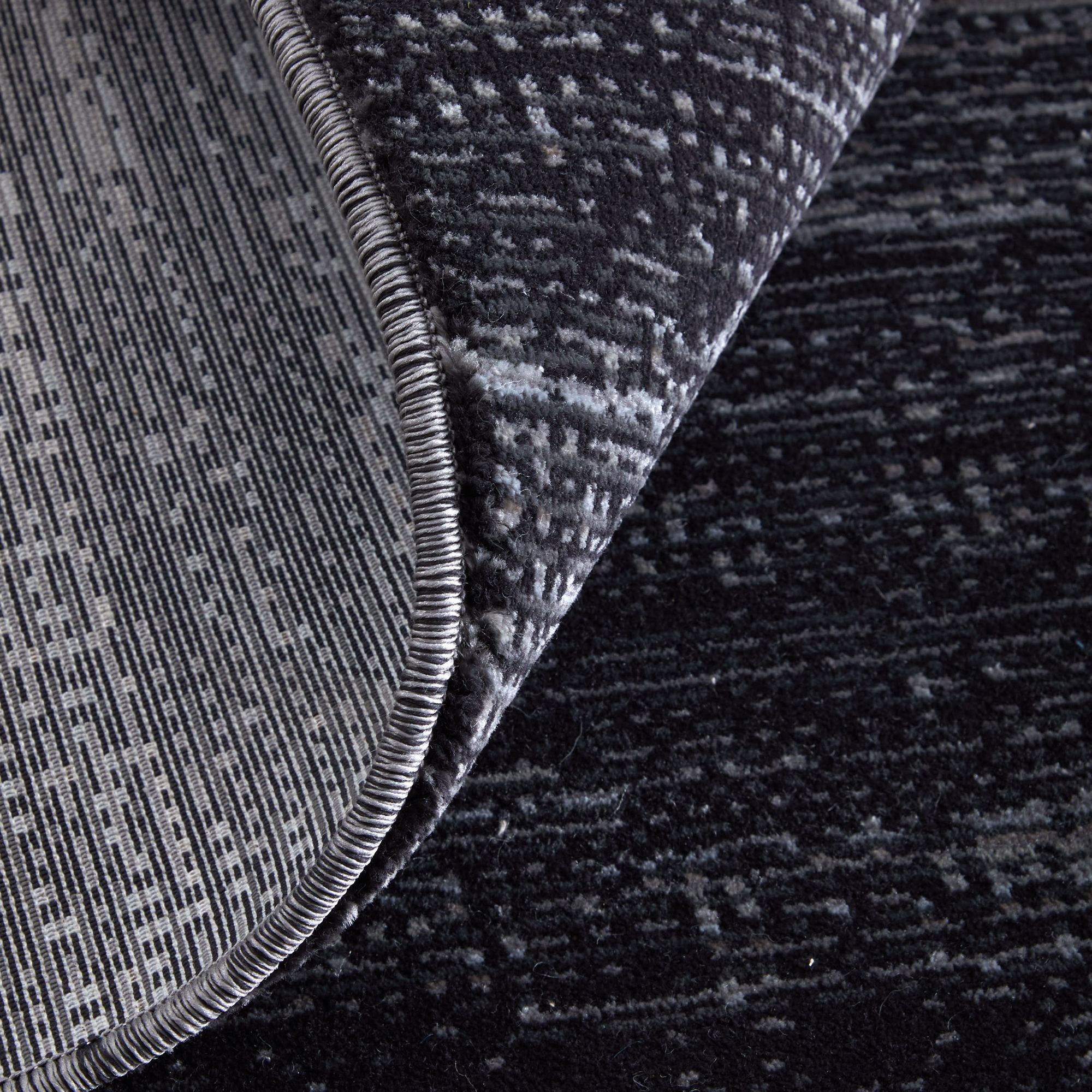 Image 4 Deja Solid Indoor Black Area Rug 39PJF 7'-10" x 10'-3" more views