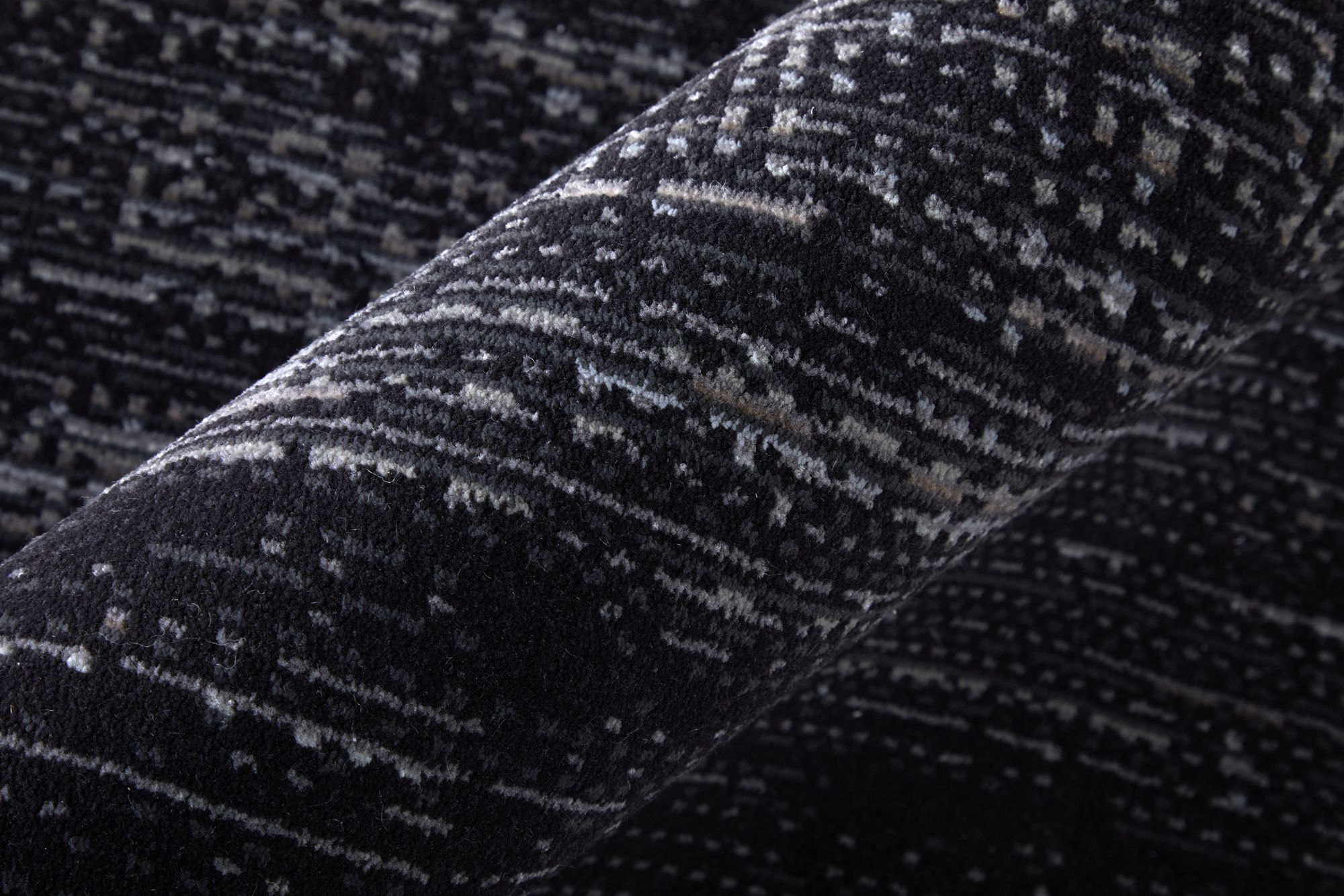 Image 6 Deja Solid Indoor Black Area Rug 39PJF 7'-10" x 10'-3" more views
