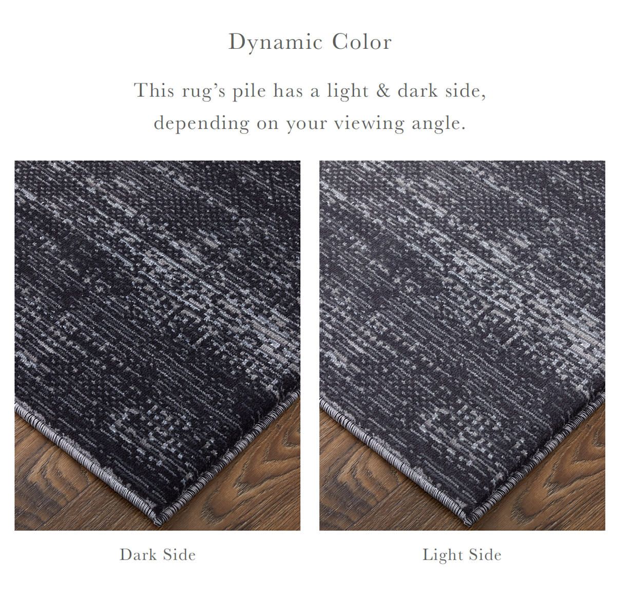 Deja Solid Indoor Black Area Rug 39PJF 7'-10" x 10'-3"