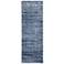Deja Solid Indoor Blue Area Rug 39PJF 2'-6" x 7'-3"