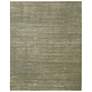 Deja Solid Indoor Green Area Rug 39PJF 6'-7" x 9'-6"