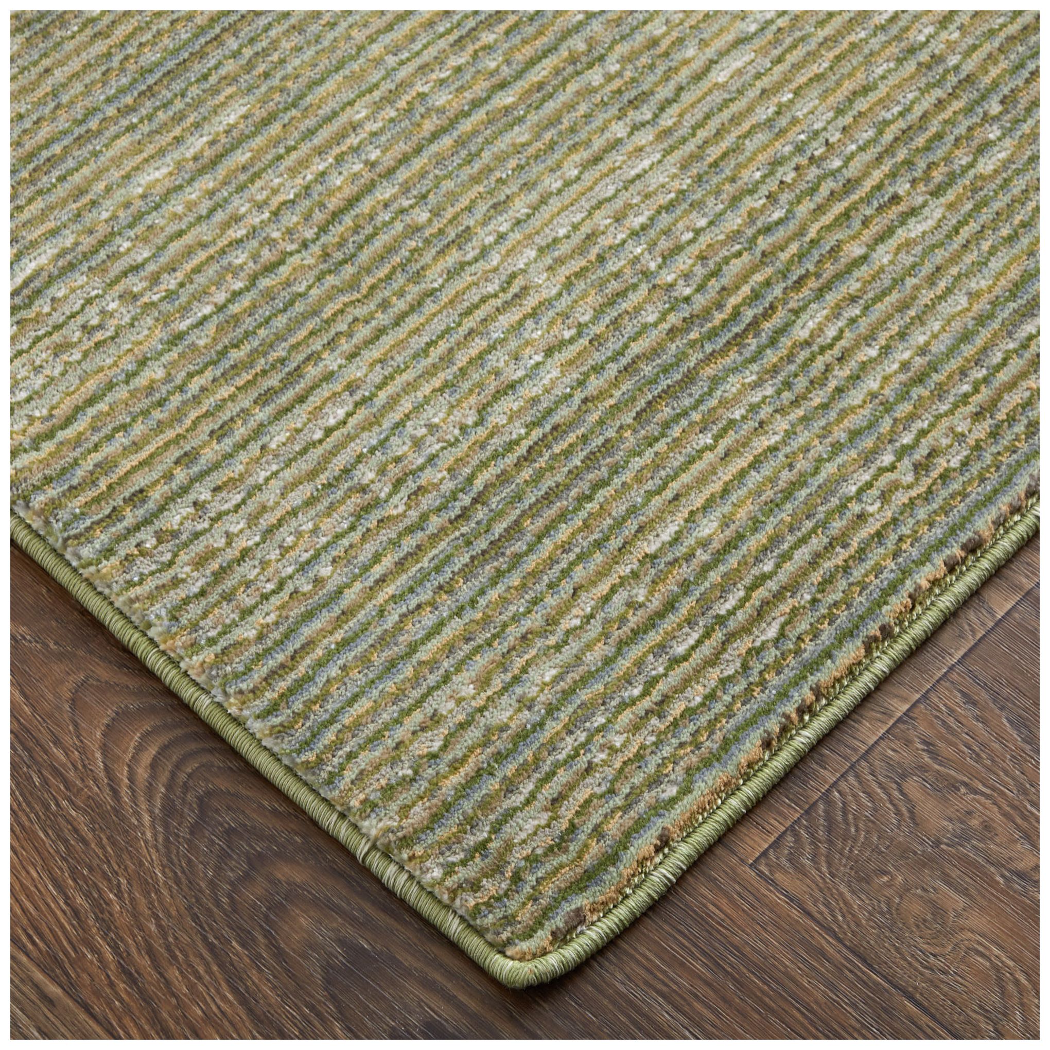 Image 3 Deja Solid Indoor Green Area Rug 39PJF 6'-7" x 9'-6" more views