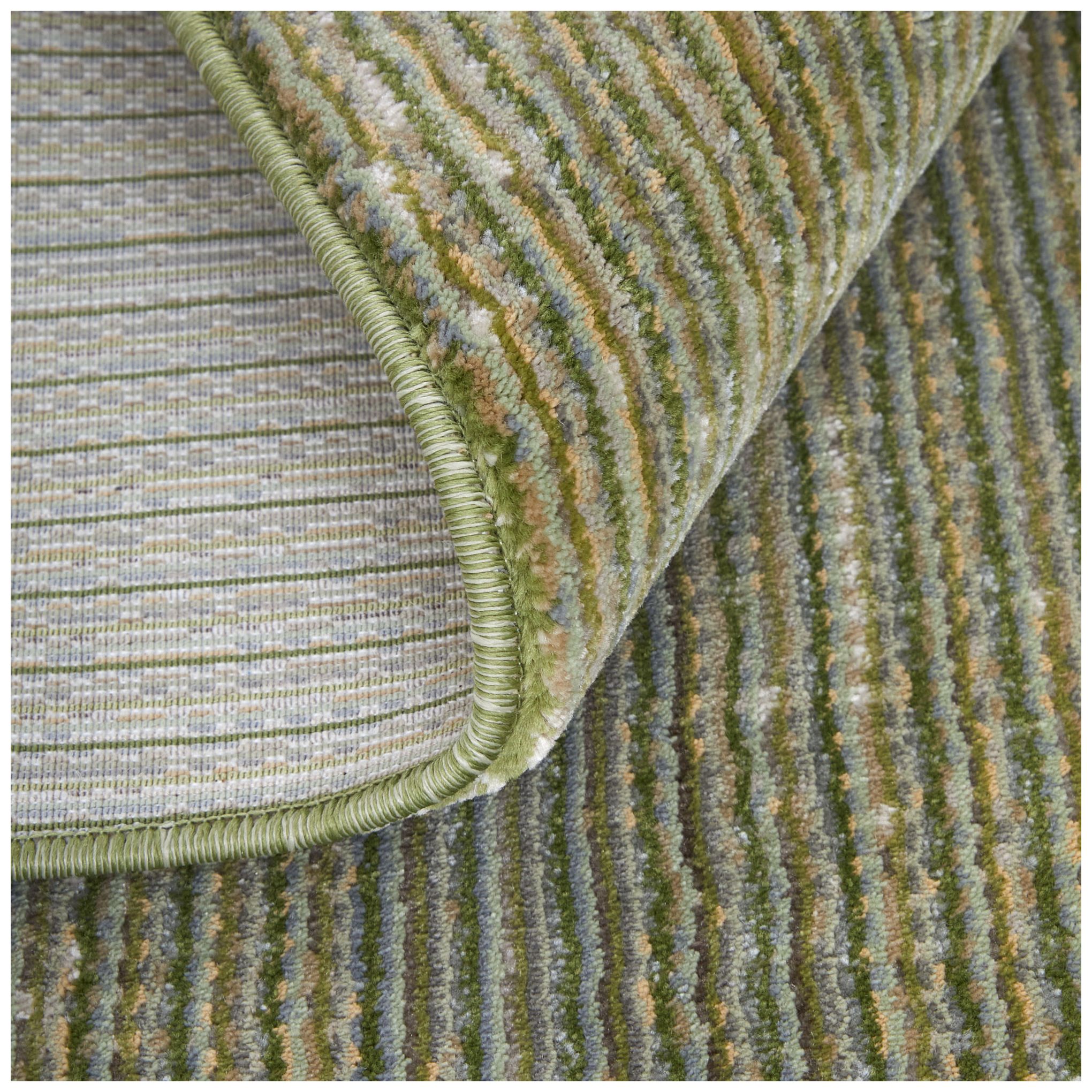 Image 7 Deja Solid Indoor Green Area Rug 39PJF 6'-7" x 9'-6" more views
