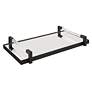 5_Deki Matte Black Mirror Rectangular Tray with Handles more views