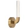 Thumbnail4 of Del Mar 1-Light LED Wall Sconce in Warm Brass by Breegan Jane more views