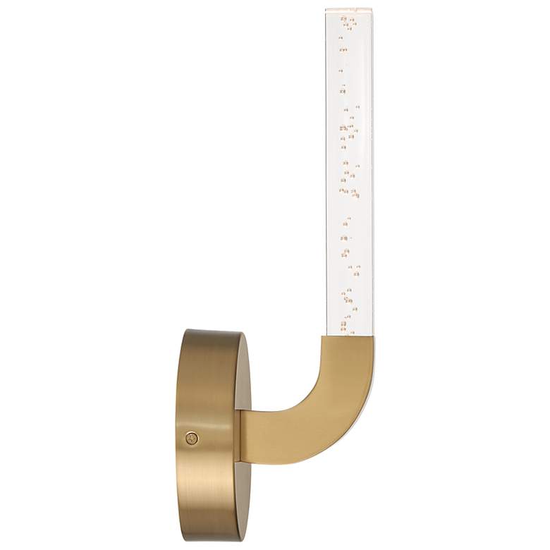 Image 5 Del Mar 1-Light LED Wall Sconce in Warm Brass by Breegan Jane more views