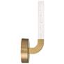 5_Del Mar 1-Light LED Wall Sconce in Warm Brass by Breegan Jane more views