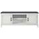 Del Mar 70" Wide White and Gray 2-Door TV Console