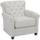 Del Mar Tufted Sand Linen Chair