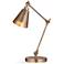 Del Norte 23" Antique Brass Table Lamp