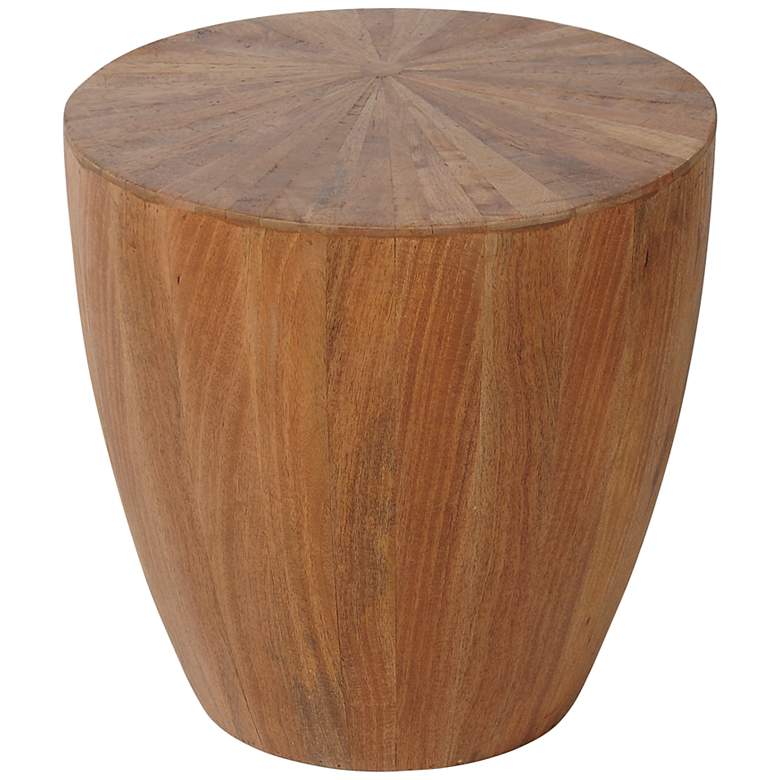 Image 3 Del Sol 18 inch Wide Brown Wood End Table