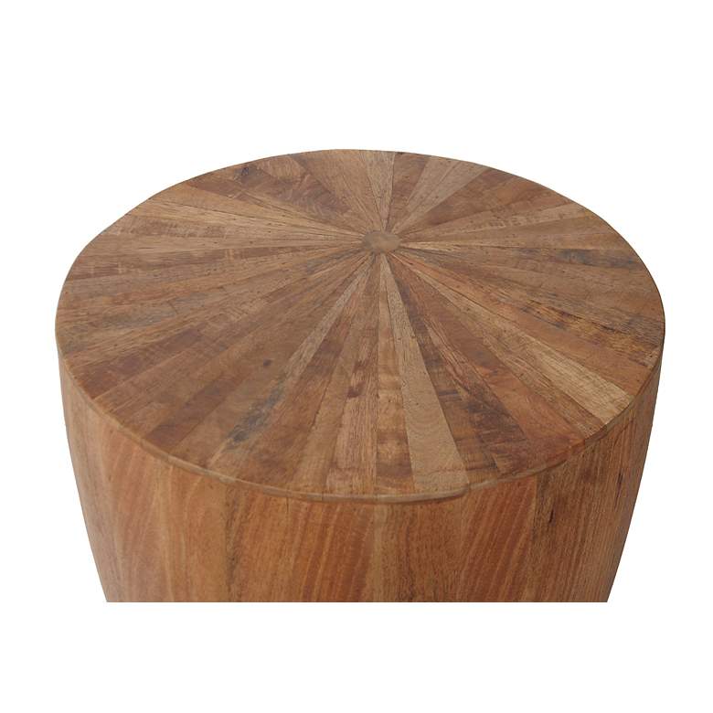 Image 4 Del Sol 18 inch Wide Brown Wood End Table more views