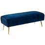 Thumbnail2 of Delaird Royal Blue Velvet Bench
