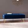 Thumbnail1 of Delaird Royal Blue Velvet Bench