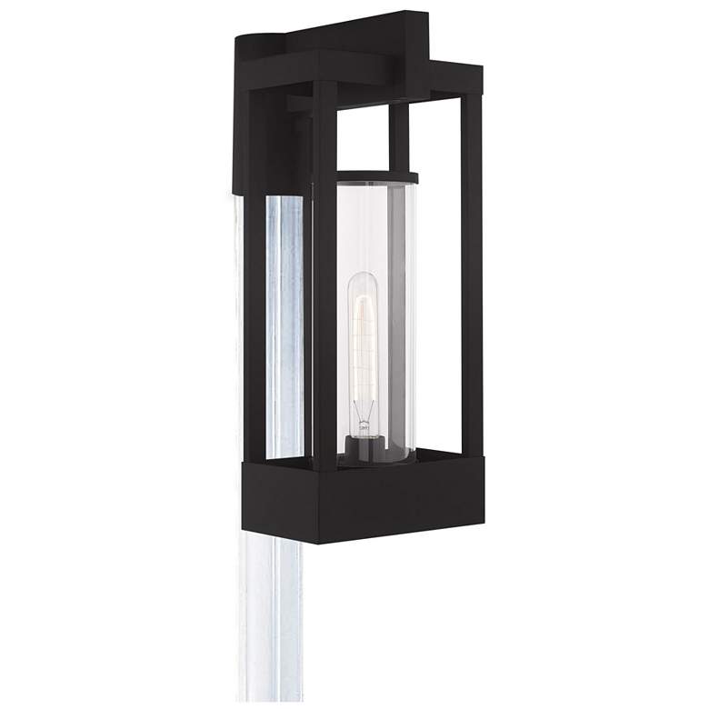 Image 1 Delancey 1 Light Black Outdoor Post Top Lantern