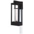 Delancey 1 Light Black Outdoor Post Top Lantern