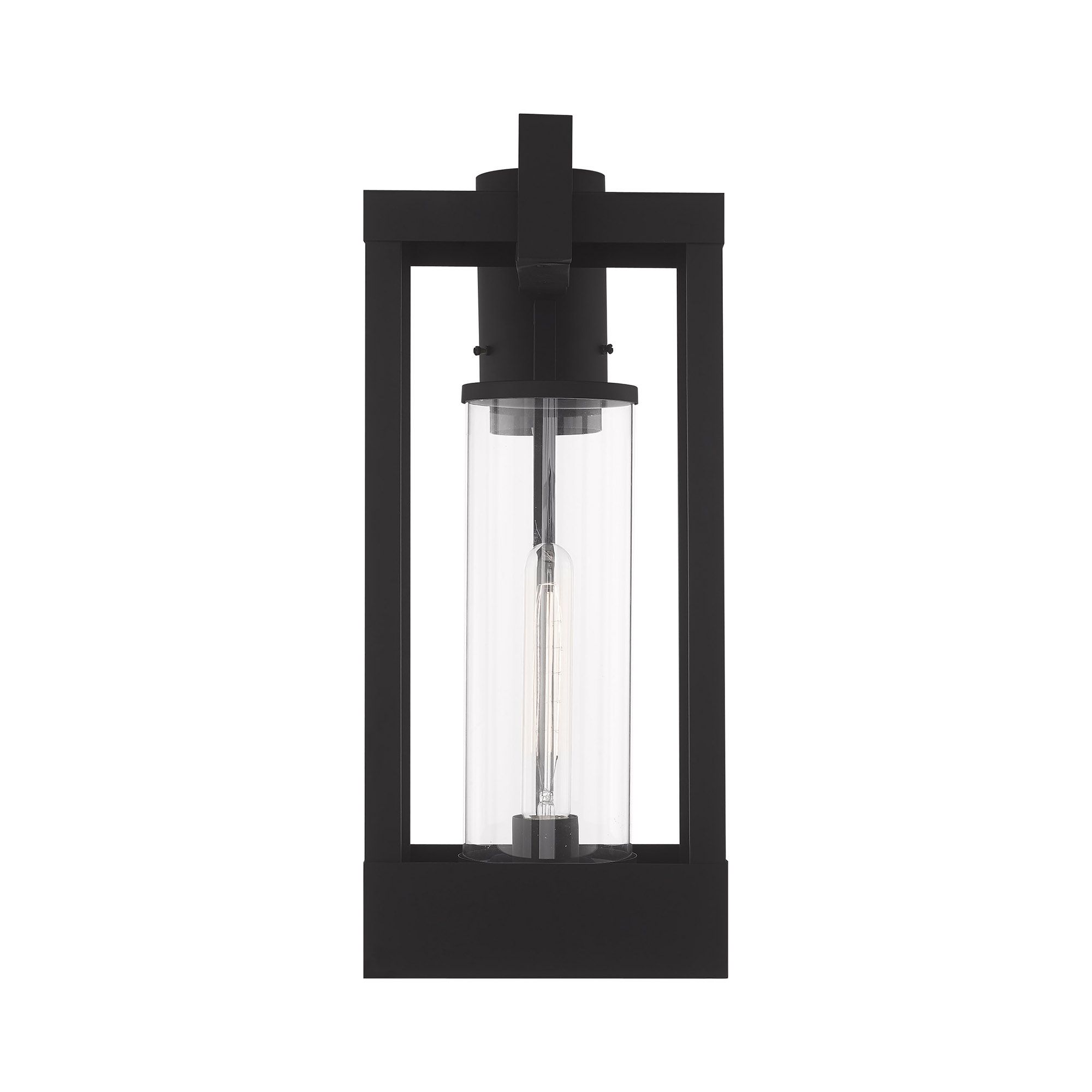 Image 4 Delancey 1 Light Black Outdoor Post Top Lantern more views
