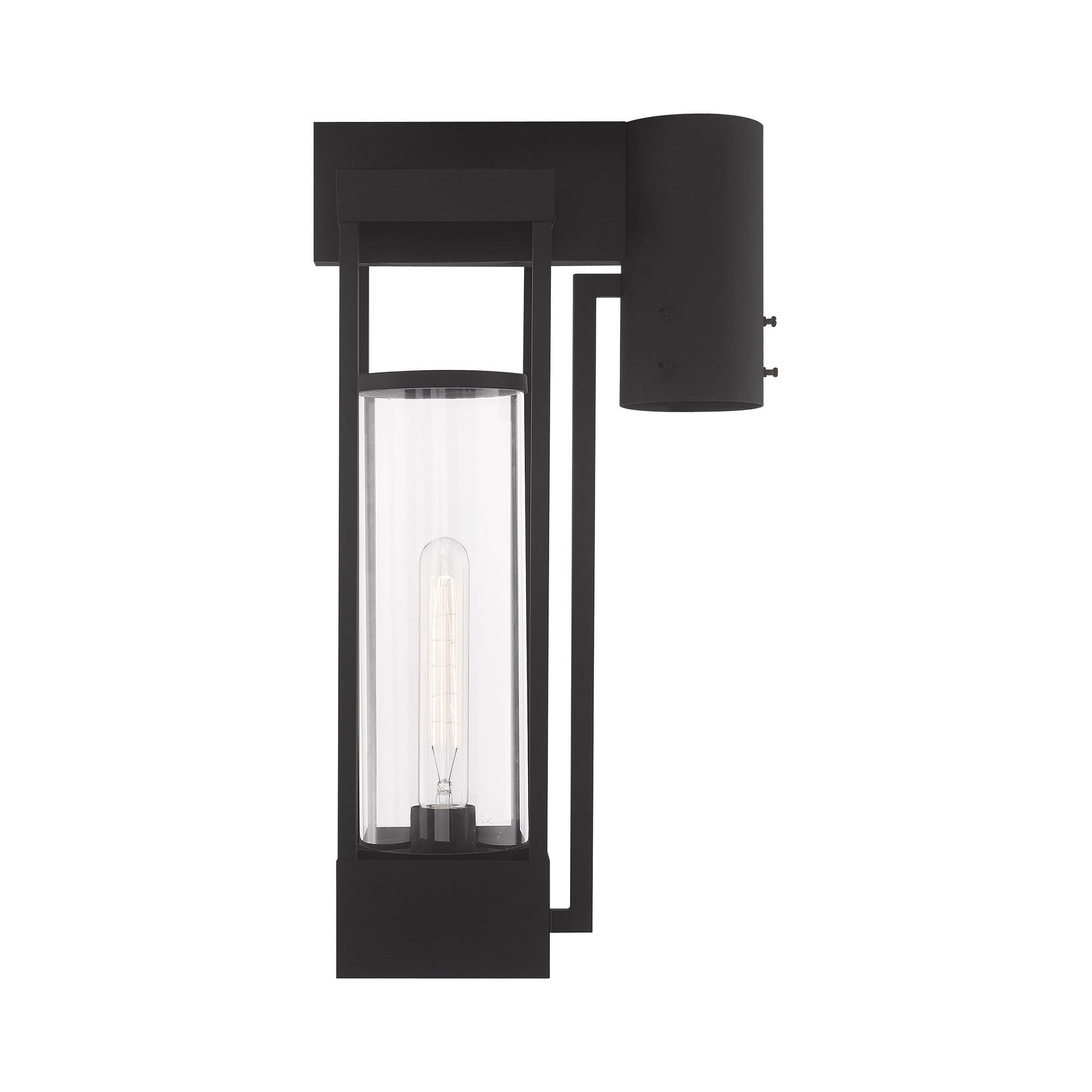 Image 5 Delancey 1 Light Black Outdoor Post Top Lantern more views