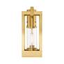 4_Delancey 1 Light Satin Brass Outdoor Post Top Lantern more views
