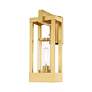 5_Delancey 1 Light Satin Brass Outdoor Post Top Lantern more views