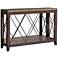 Delancey 50" Wide Weathered Oak Console Table by Uttermost