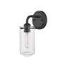 7_Delaney 11 3/4" High Matte Black Wall Sconce more views