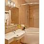 6_Delaney 22" Wide High Brushed Nickel 3-Light Bath Light more views
