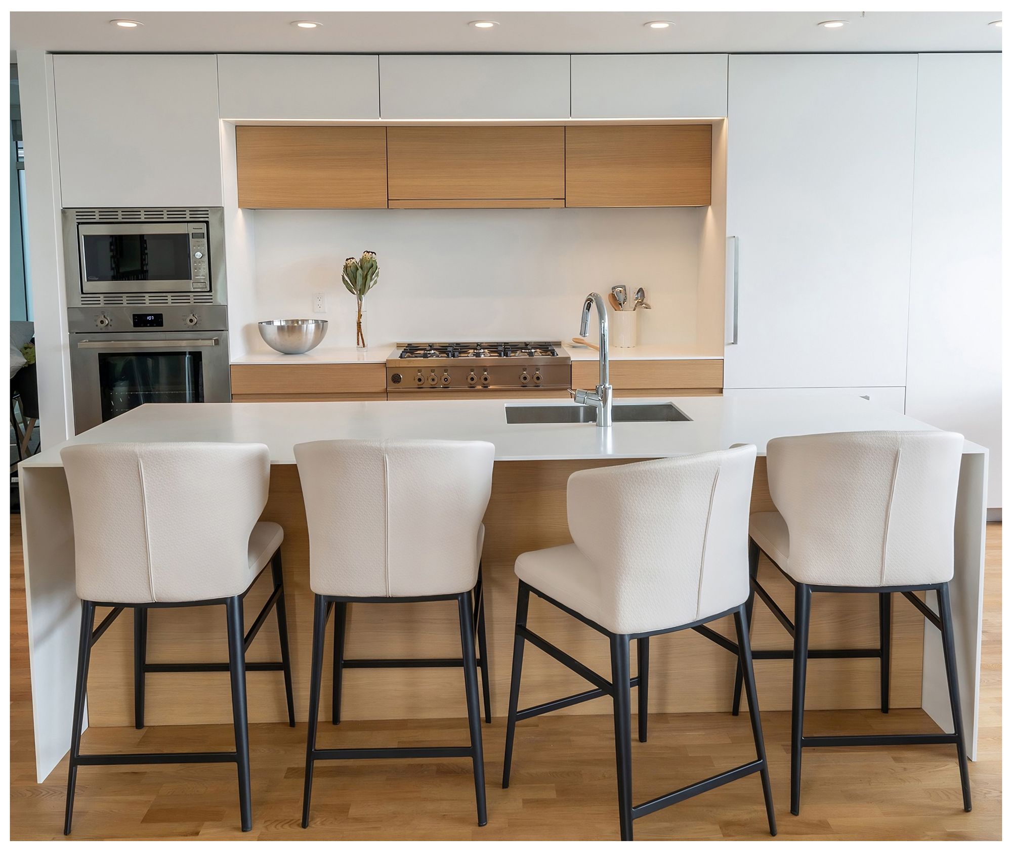 Image 2 Delaney Counter Stool Beige more views