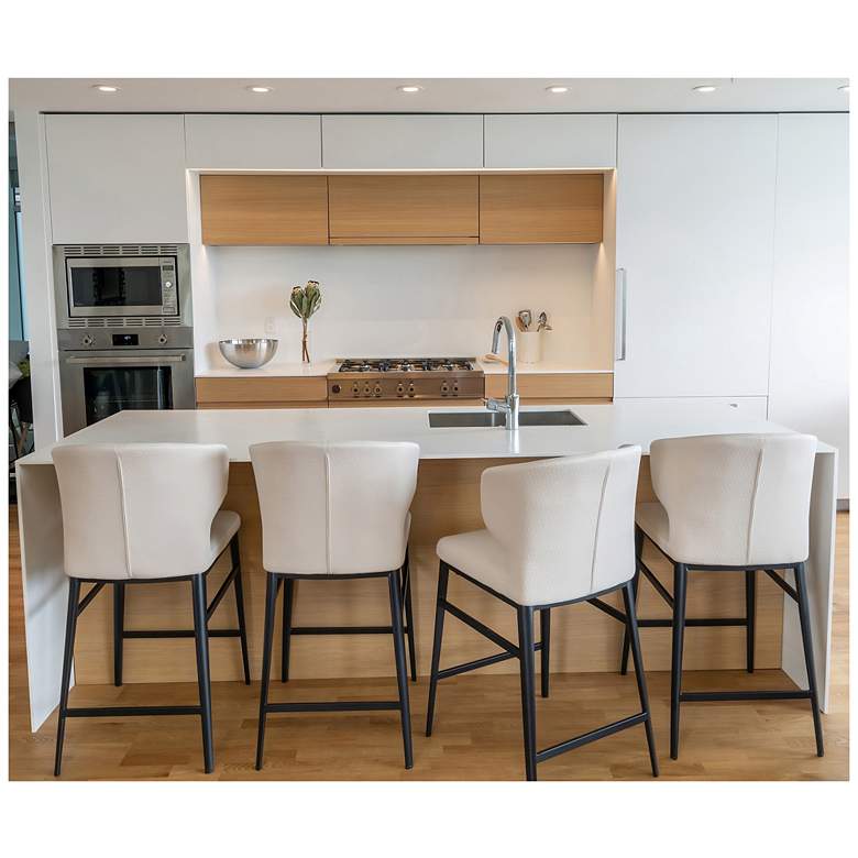 Image 2 Delaney Counter Stool Beige more views