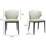 7_Delaney Dining Chair Beige - Set Of Two more views