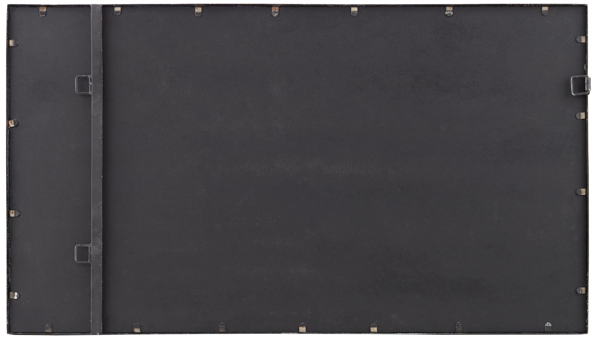 Delaney Matte Black 24" x 42" Rectangular Wall Mirrors Set of 2