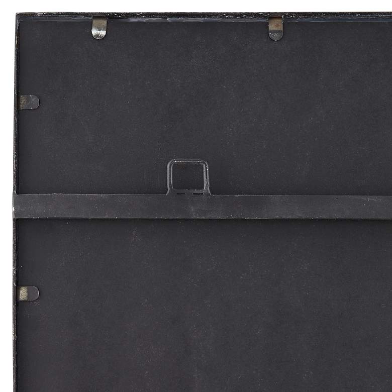 Image 3 Delaney Matte Black 24" x 42" Rectangular Wall Mirrors Set of 2 more views