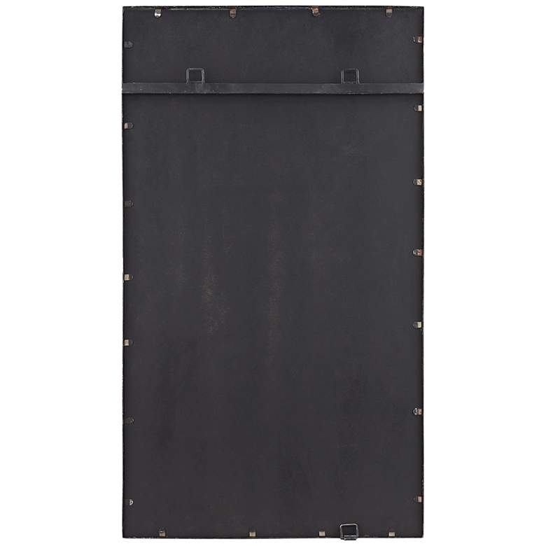 Image 7 Delaney Matte Black 24" x 42" Rectangular Wall Mirrors Set of 2 more views