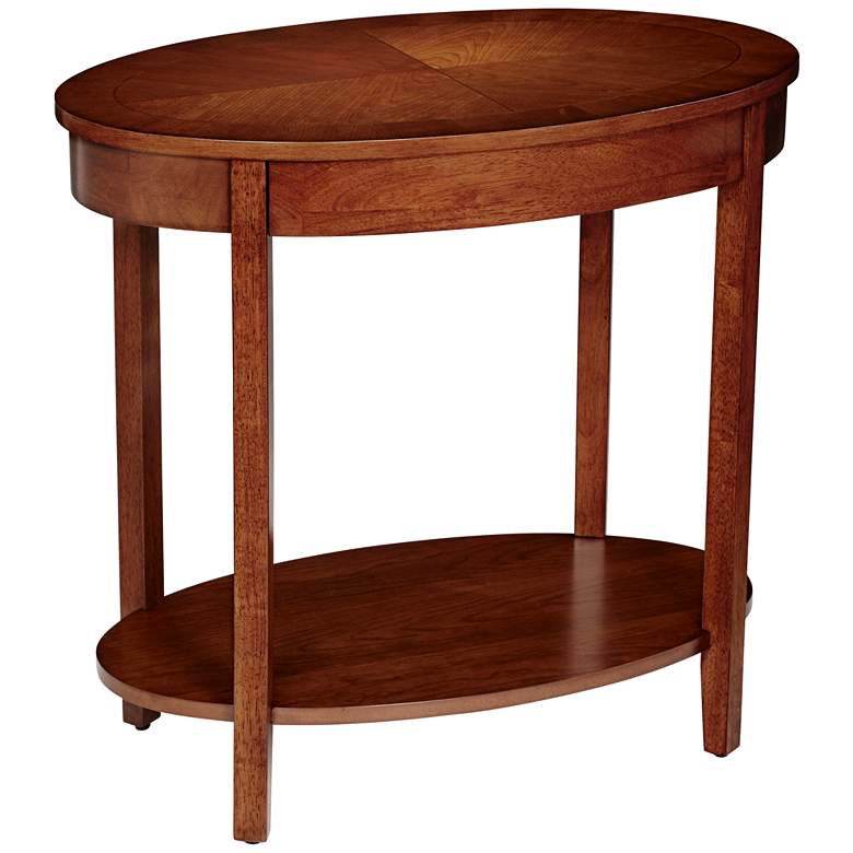 Image 1 Delaney Oval Wood Accent Table