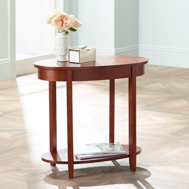 Image 1 Delaney Wood Accent Table