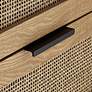 5_Delano 21 3/4" Wide Natural Wood 2-Drawer Cabinet more views