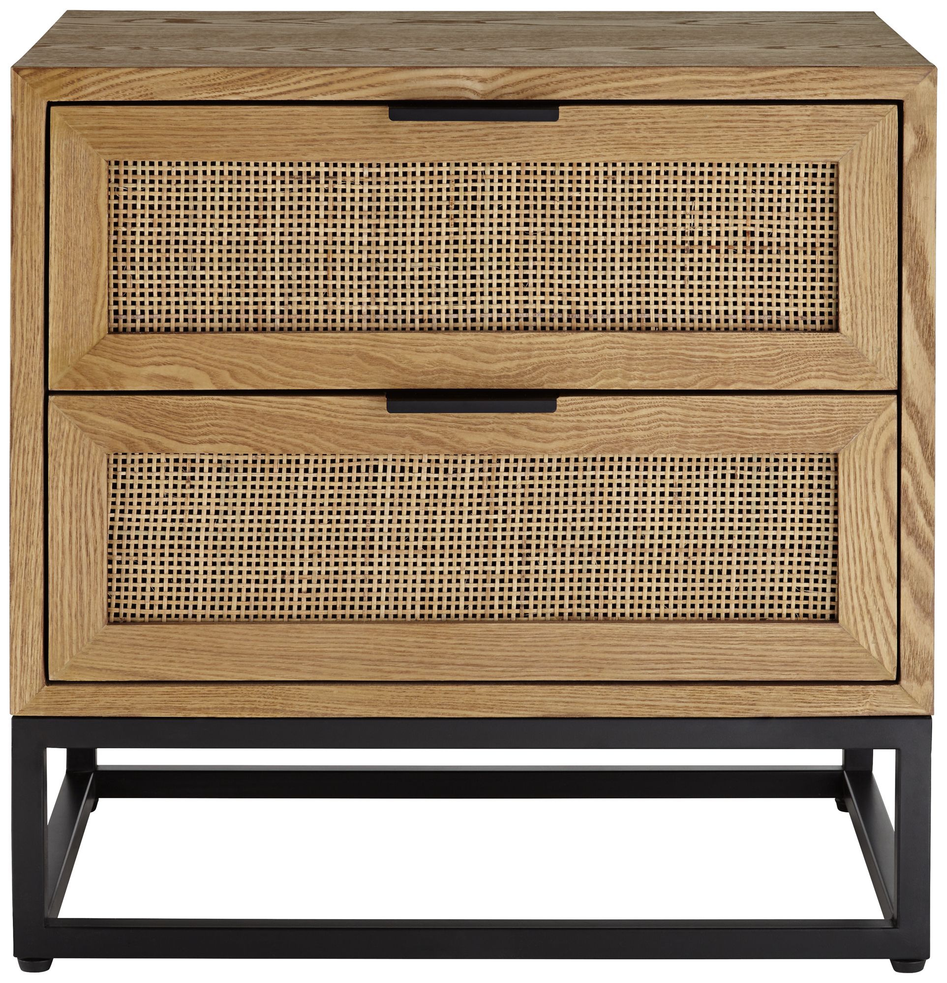 Image 6 Delano 21 3/4" Wide Natural Wood 2-Drawer Cabinets Set of 2 more views