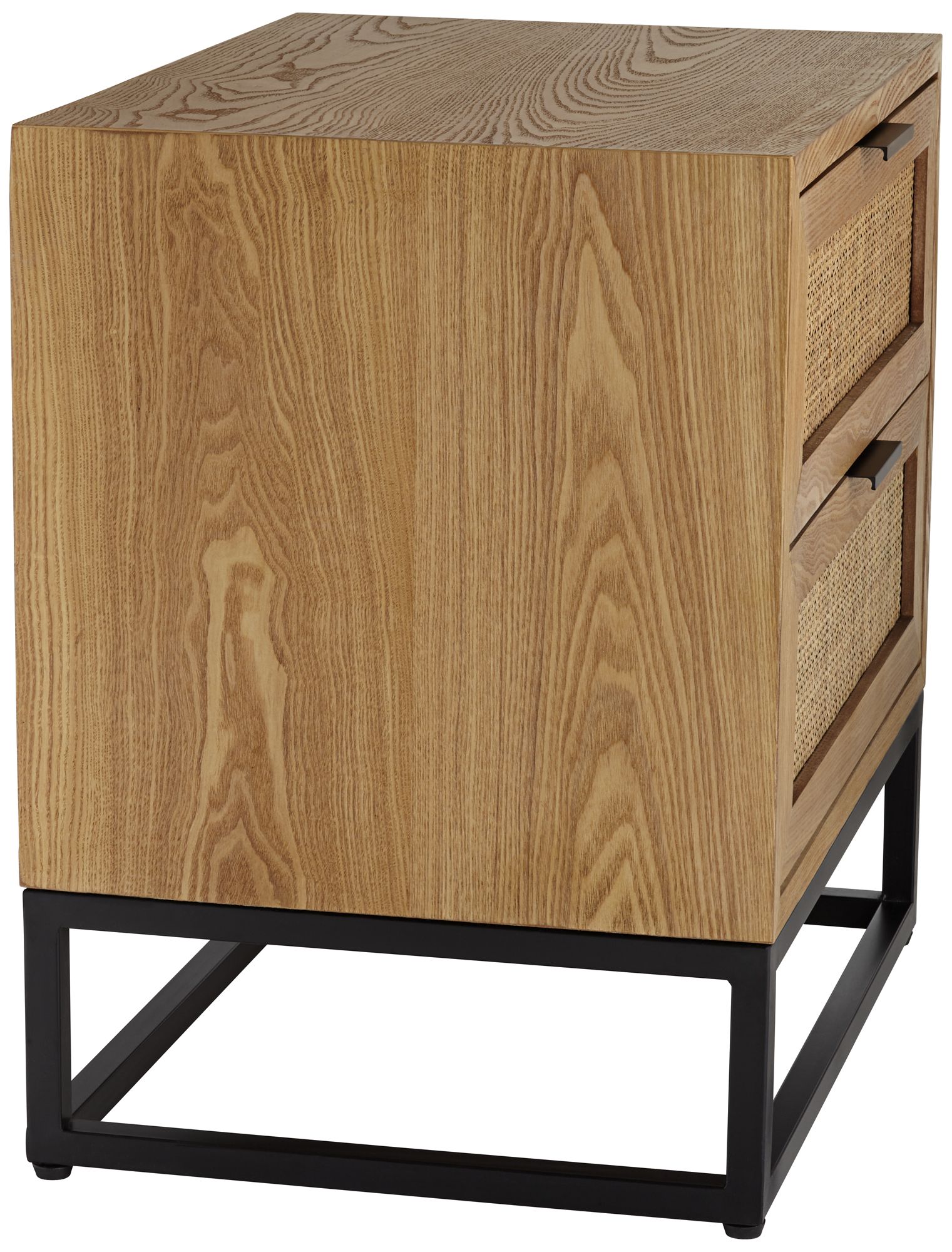 Image 7 Delano 21 3/4" Wide Natural Wood 2-Drawer Cabinets Set of 2 more views