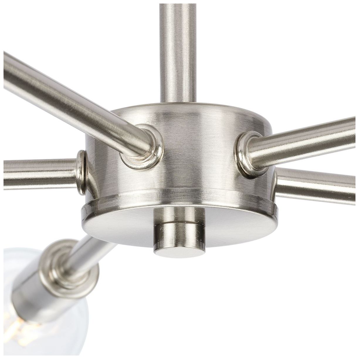 Image 5 Delayne Collection Five-Light Semi-Flush Mount Light more views