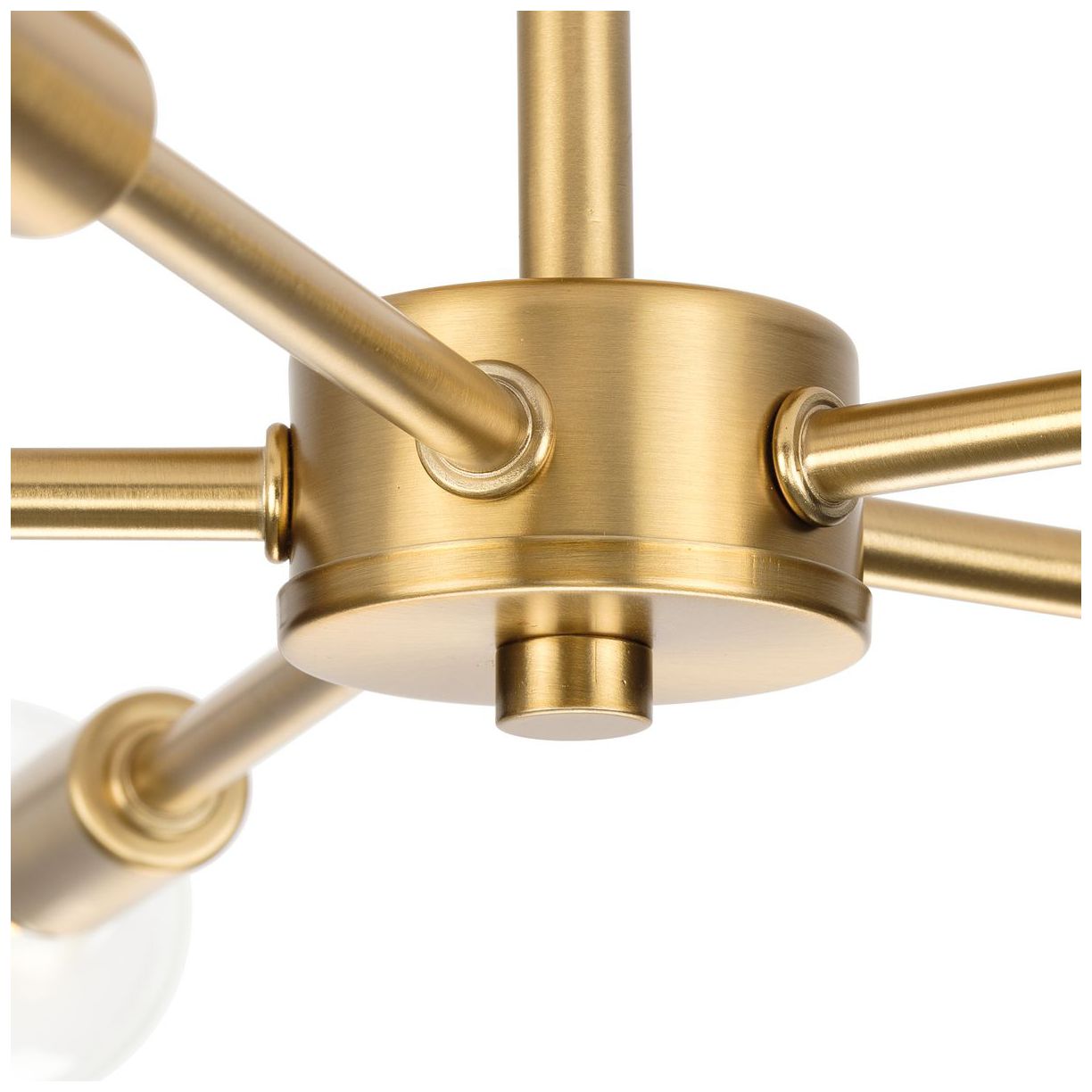 Image 6 Delayne Collection Five-Light Semi-Flush Mount Light more views