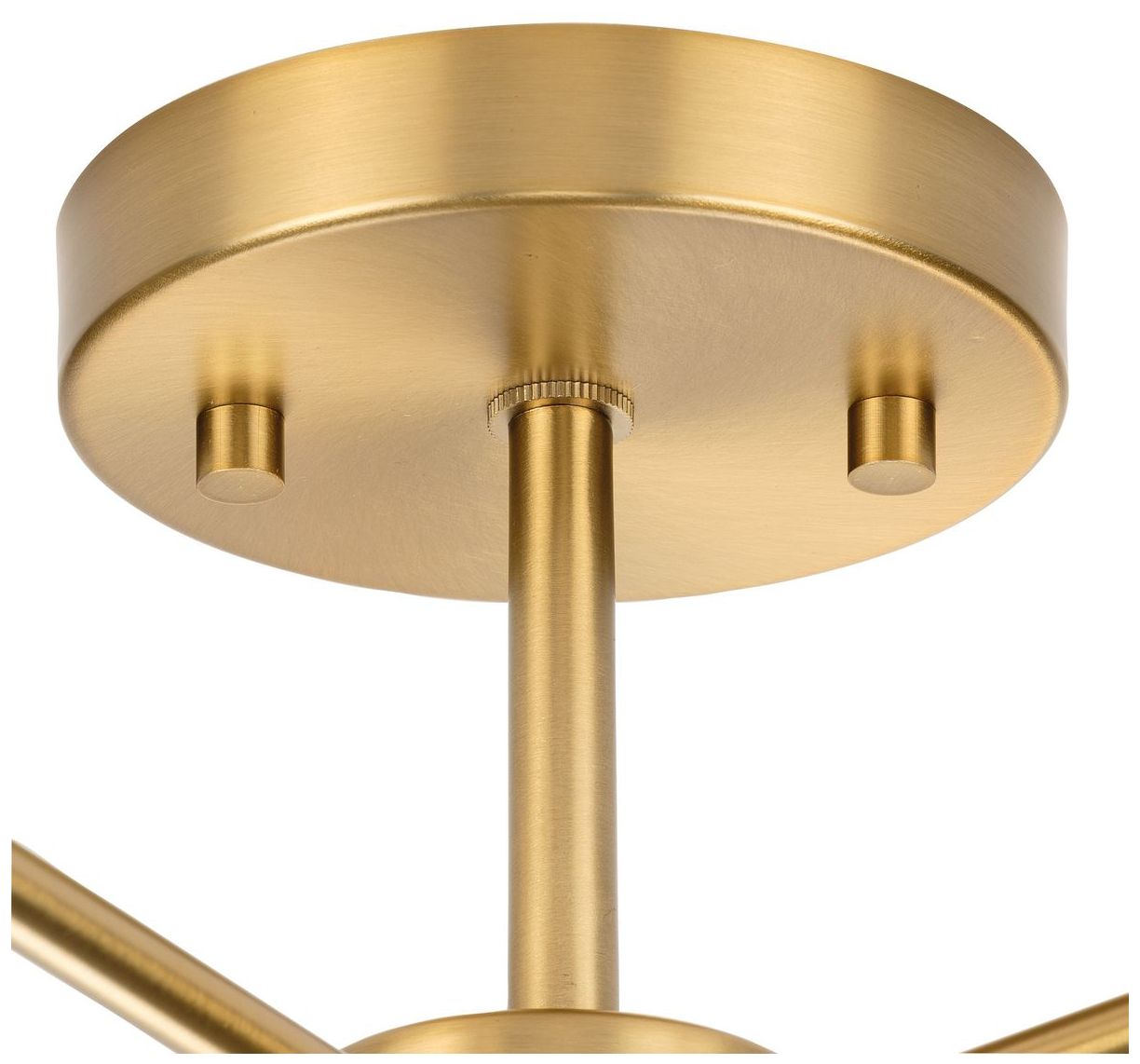 Image 7 Delayne Collection Five-Light Semi-Flush Mount Light more views
