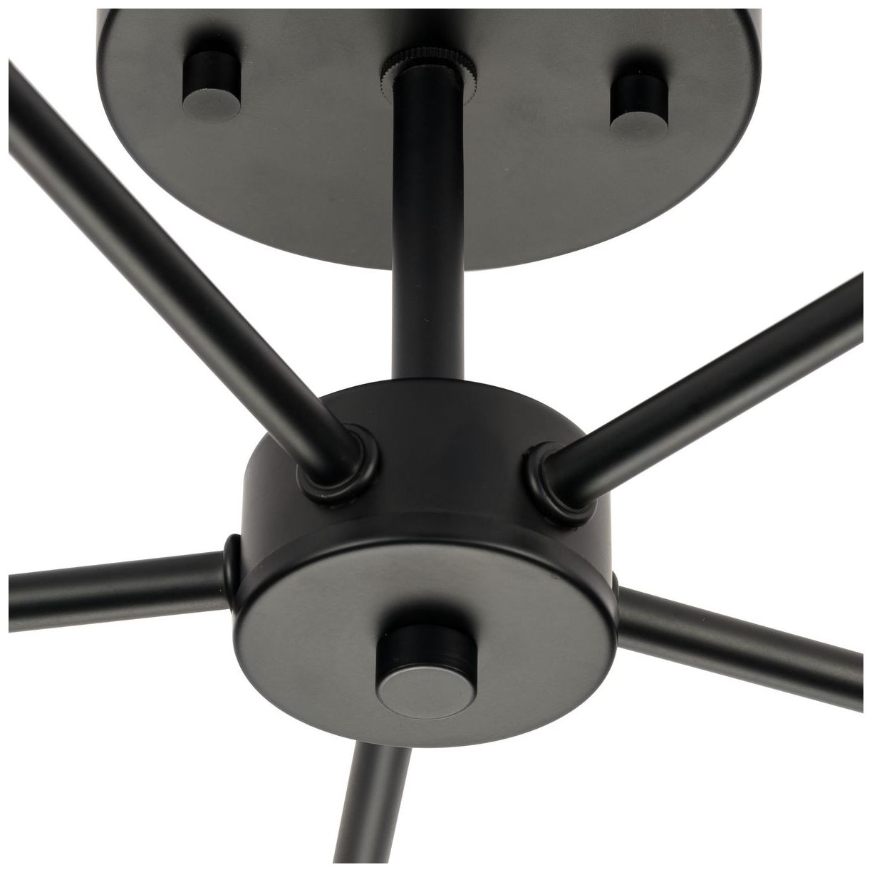 Image 7 Delayne Collection Five-Light Semi-Flush Mount Light more views